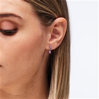 Earrings Brosway Woman FANCY VIBRANT PINK in Silver Zirconia FVP119 - FVP119